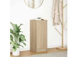 Maison Exclusive - Credenza Sonoma-Rovere 29,5X34X76 Cm Materiale Ligneo