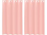 Vidaxl Tende In Voile Con Occhielli 2 Pz. Rosa 140X175 Cm