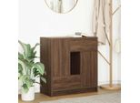 Maison Exclusive - Credenza Con Cassetti E Ante Effetto Rovere Marrone