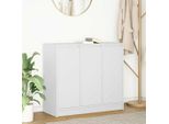 Maison Exclusive - Credenza Bianca 85X34X76 Cm Materiale Ligneo