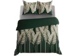 Biancheria Da Letto, Cotone Sateen, Alta Qualità 200X220 Foglie Di Tropicana