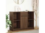 Maison Exclusive - Credenza Con Cassetto Effetto Rovere Marrone 101X35X76 Cm