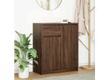 Maison Exclusive - Credenza Con Cassetto Effetto Rovere Marrone 71X35X84 Cm