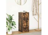 Vidaxl Credenza In Rovere Fumé 29,5X34X76 Cm Materiale A Base Di Legno