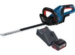 Bosch Ghe 18V-50 Tagliasiepi Professionale A Batteria 18 V 50 Cm Senza Spazzole + 1X Batteria 4,0 Ah + Caricabatterie