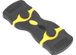 2Pcs 2 In 1 Strumento Raschietto Lama Di Rasoio Abs Strumento Lame Di Metallo Plastica Per La Pulizia (Nero Giallo)
