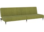 Vidaxl Divano Letto 2 Posti In Velluto Verde Chiaro