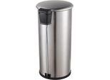 Helit H2406500 Cestino A Pedale Helit "Lo Zinco"", 12 Litri, Argento"