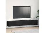 Best MöBel Mobile Tv 2 Pezzi Nero 100 X 30 X 30 Cm Materiale A Base Di Legno - Mobili Tv Cloris New5440937 1Pacco