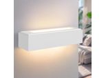 Zmh Lampada Da Parete Per Interni Corridoio Su E Giù Luci Da Parete Design Moderno G9 Lampada Corridoio Gesso Bianco Luce Parete Scala Lampada Per Soggiorno Cucina 35,5CM Senza Lampadina