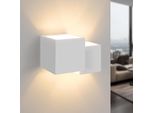 Zmh Lampada Da Parete Per Interni G9 Design Moderno Su Giù Lampade Da Parete Corridoio Luci Scale Luce Gesso Bianco Illuminazione Da Parete Per Camera Da Letto Camera Dei Bambini Senza Lampadine