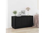 Vidaxl Credenza Look Rovere Nero 102 X 35 X 55 Cm Materiale A Base Di Legno