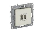 Doppia Presa Usb 2400 Ma Niloe Legrand - Crema