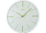 Seiko QXA828W Orologio Da Parete Al Quarzo Con Movimento Silenzioso Bianco/Oro