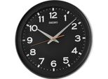 Seiko QXA835K Orologio Da Parete Al Quarzo Nero Facile Da Leggere