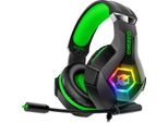 Cuffie Da Gioco (Adatte Per Call Of Duty, Jedi Survival, Csgo, Overwatch, Ecc, Con Cavo, Microfono 3D Surround Sound Headphones Noise Cancelling