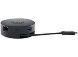 Dell DA300, Cavo, Usb 3.2 Gen 2 (3.1 Gen 2) Type-C, 10,100,1000 Mbps, ČErná, 3840 X 2160 Px, Dell