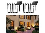 Zmh 2Pcs Lampade Solari Per Giardino Solare All'aperto Luci Solari A Led Faretto Bianco Caldo Faretto Solare Da Giardino IP65 Impermeabile Illuminazione Giardino Con Picchetto A Terra 2 Modalità Faretto Da Giardino Per Camminamento Alberi Sentiero