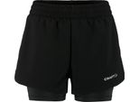 Craft Adv Essence 2-In-1 2 Shorts Nero L Donna Nero L