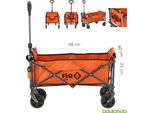 Carrello Da Giardino Pieghevole 75 X 48 X 86 Cm, Fino A 70 Kg, Carrello A Mano, Carrello Da Trasporto