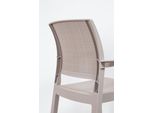 Poltrona Da Giardino In Plastica Toomax Alba Grigio Tortora