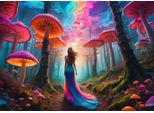 Alipson Puzzle Forest Whimsy 500 Pezzi Multicolore