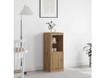 Maison Exclusive - Credenza Led Marrone 41 X 37 X 100 Cm Materiale Ligneo