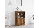 Maison Exclusive - Credenza Led Marrone 60 X 37 X 100 Cm Materiale Ligneo