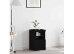 Maison Exclusive - Credenza Led Effetto Rovere Nero 41 X 37 X 67 Cm