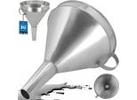 Kotarbau® Imbuto In Metallo Imbuto In Acciaio Zincato Imbuto Diritto Grande ⌀ 23 Cm Imbuto Di Riempimento Con Setaccio Per Olio E Carburante Imbuto Per Benzina In Acciaio Zincato