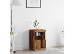 Credenza Vidaxl Led In Legno Recuperato 41 X 37 X 67 Cm Materiale A Base Di Legno