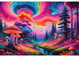 Alipson Puzzle Legespiel Mushroom Forest - 1000 Tessere Multicolore