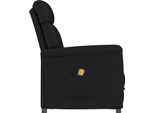 Vidaxl Sedia Da Massaggio Con Cuscino Nero 70,5 X 96,5 X 95 Cm In Pelle Finta