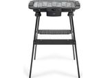 Barbecue Elettrico Nero Da 2200 W Su Gambe Livoo Dom506