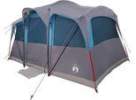 Vidaxl Tende Con Tetto Blu 435 X 255 X 216 Cm Poliestere
