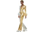 Smiffys - Costume "70S Super Chic"" - Donna SM1484 (M) (Oro/Argento)"
