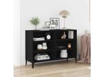 Vidaxl Credenza Nera 103,5 X 35 X 70 Cm Materiale A Base Di Legno
