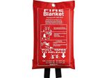 Midocean - Coperta Antincendio "Blake"" MO1502 (Taglia Unica) (Rosso)"