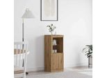 Maison Exclusive - Credenza Led In Rovere Artigianale 41 X 37 X 100 Cm Materiale Ligneo