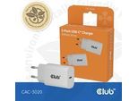 Club3D CLUB3D 2-Pack Caricabatterie Usb C 30 Watt Bianco