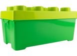 Scatola Lego® Verde Media Con Coperchio Impilabile - Nuovo! Quantità 1X