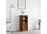 Maison Exclusive - Credenza Led Legno Antico 41 X 37 X 100 Cm Materiale Ligneo