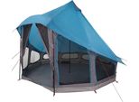 Vidaxl Tenda A Soffietto Per Famiglie Con Tetto Blu 404 X 370 X 270 Cm