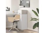 Stabli MöBel Vetrina Credenza Con Cassetti Bianco 38 X 34,5 X 75 Cm Materiale A Base Di Legno - Cassettiere CC2938894 1Pacco