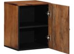 Vidaxl Armadio A Muro Con Anta Marrone Miele 38 X 33 X 48 Cm In Legno Massiccio Di Mango