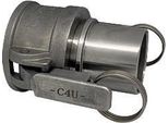 Safe-Lock Kamlok Tipo C Va (1.4408) 47,80Mm 1 1/2 Pollici Dimensione Chiave 38Mm