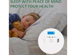2 In 1 Allarme Co E Fumo Rivelatori Di Monossido Di Carbonio Rivelatore Di Fumo Combinazione Di Allarme Co Allarme Antincendio Co Per Allarme Per Casa E Cucina Schermo Led Allarme Monossido Di Carbonio E Fumo