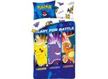 PokéMon Bettbezug Ready For Battle 140 X 200 Cm (70 X 90 Cm)