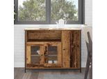 Vidaxl Credenza In Legno Di Recupero 100 X 35 X 75 Cm Materiale A Base Di Legno