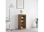 Maison Exclusive - Credenza Led In Rovere Artigianale 41 X 37 X 100 Cm Materiale Ligneo